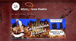 Desktop Screenshot of ethnicdancetheatre.com